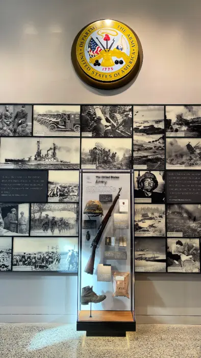 United States Army Display at the Purple Heart Hall of Honor
