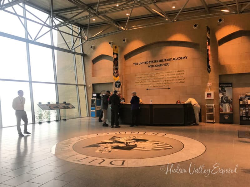 Front desk at the West Point Visitors Center