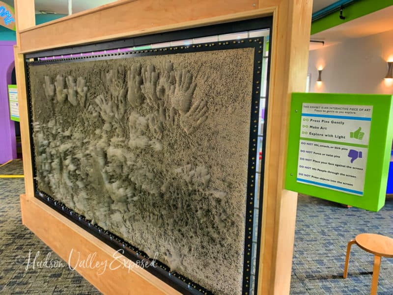A Touch wall at the Mid Hudson Childrens Museum