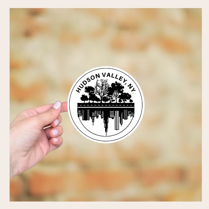 Hudson Valley NY nature-city sticker
