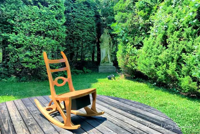 Rocking chair at Caramoor Center for Music and Arts