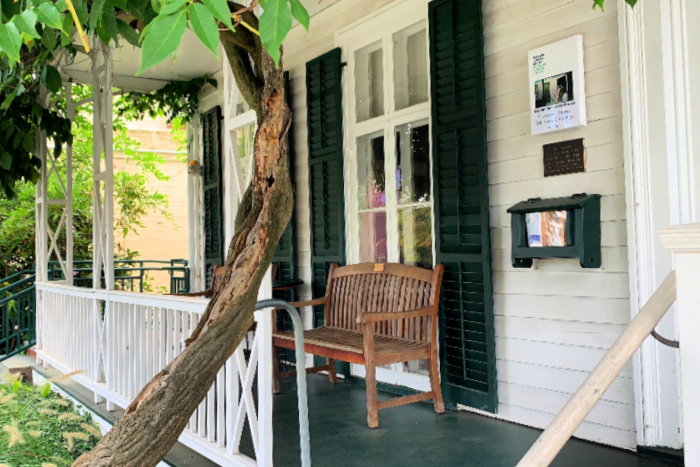 Front porch of Edward Hopper House Museum and Study Center